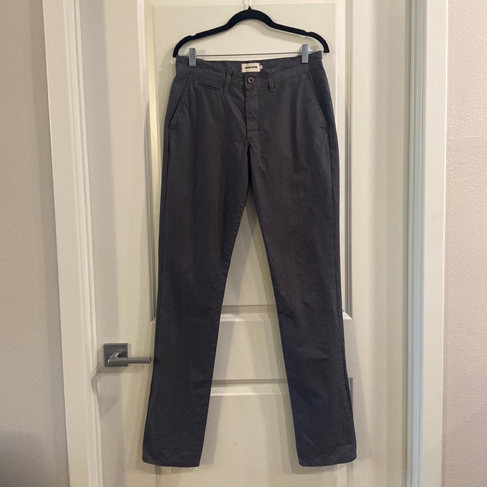 Taylor Stitch Men’s Slim Gray Chino Pants